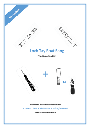 Loch Tay Boat Song - 2 flutes, oboe and clarinet/bassoon