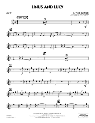 Book cover for Linus and Lucy (arr. John Berry) - Flute