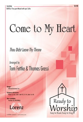 Book cover for Come to My Heart