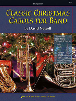 Book cover for Classic Christmas Carols For Band - Alto Clarinet