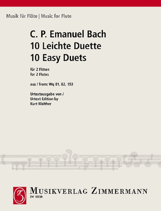 Book cover for 10 Easy Duets