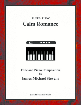 Book cover for Calm Romance - Flute & Piano