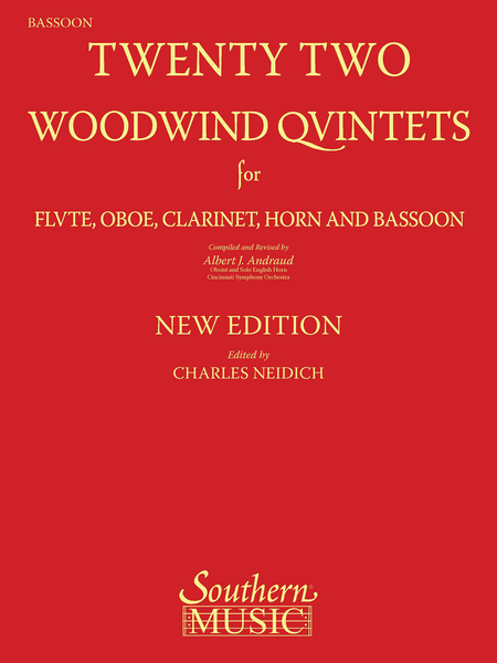 Twenty-two ( 22) Woodwind Quintets