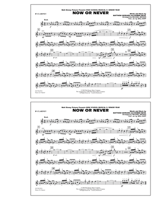 Book cover for Now or Never (from "High School Musical 3") - Bb Clarinet