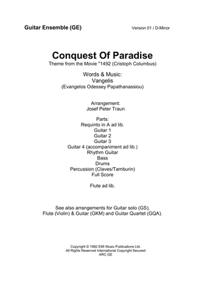 Conquest Of Paradise