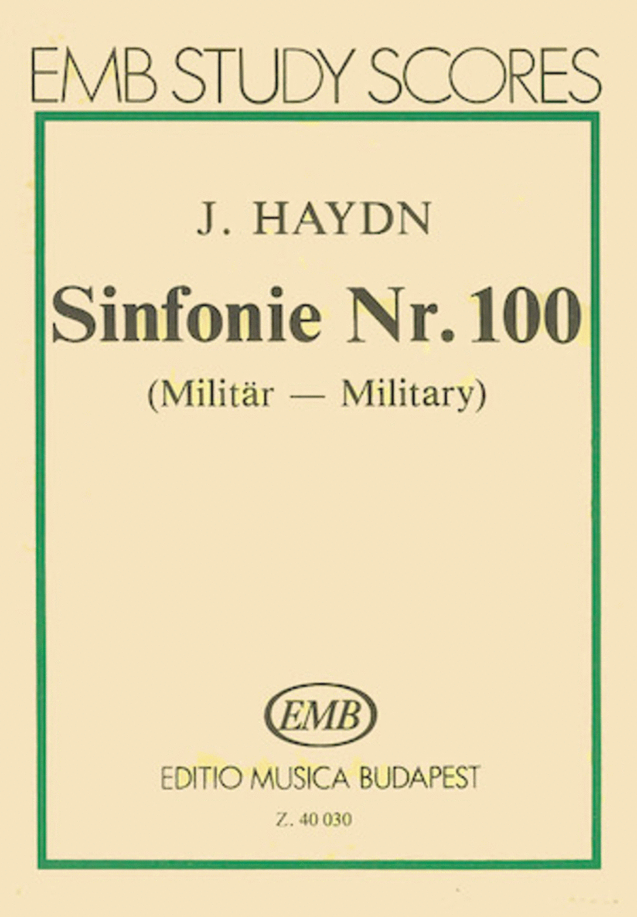 Symphony No. 100 in G Major Military