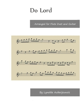 Book cover for Do Lord - Flute Duet with Guitar Chords