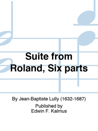 Book cover for Suite from Roland, Six parts