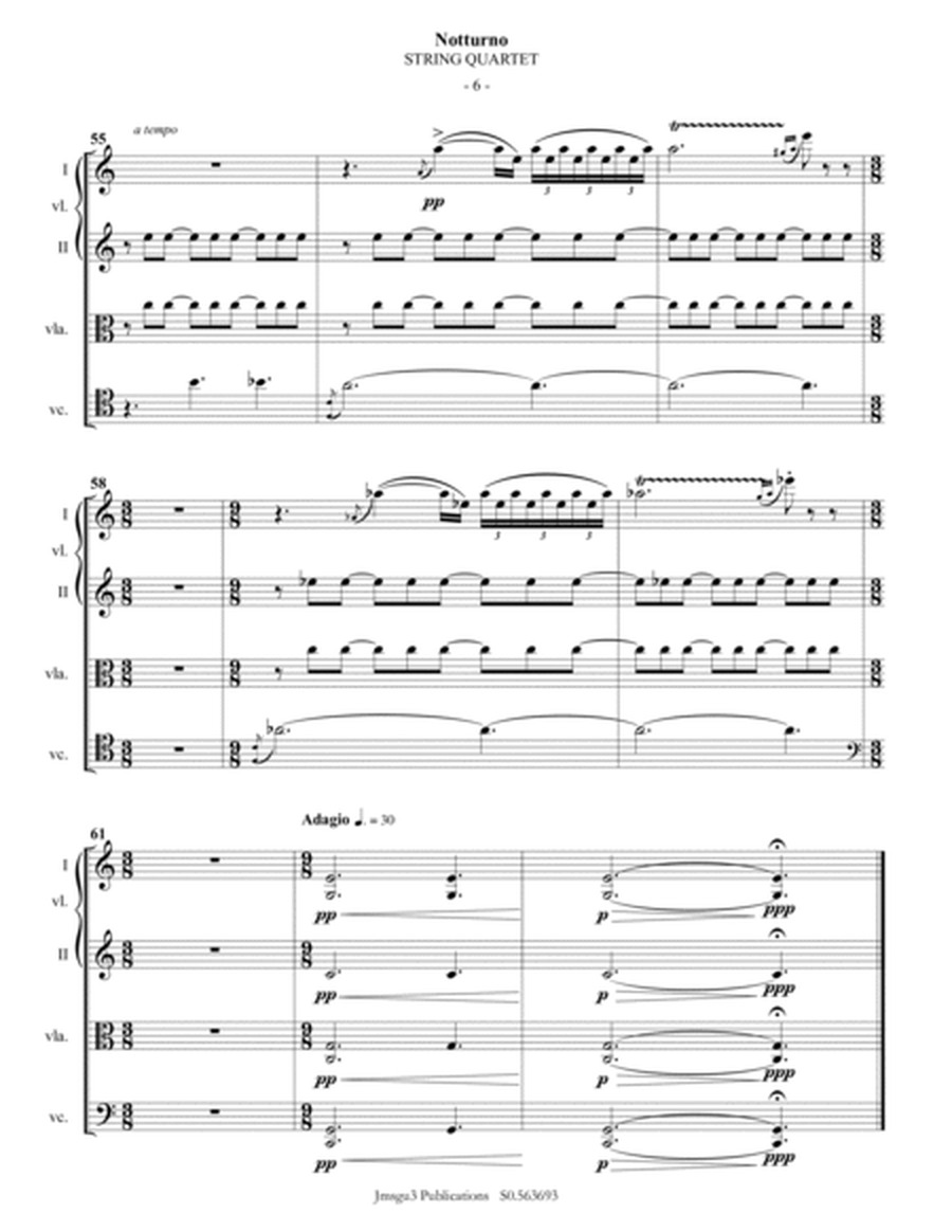 Grieg: Notturno Op. 54 No. 4 for String Quartet image number null