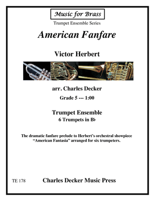 Book cover for American Fanfare for Trumpet Ensemble