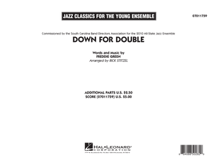 Book cover for Down For Double - Full Score