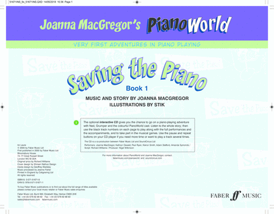 PianoWorld -- Saving the Piano, Book 1