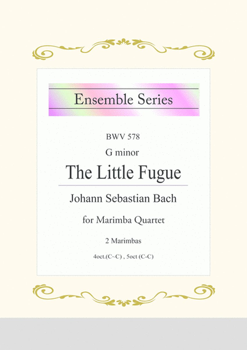 J.S.Bach / The Little Fugue in G minor BWV578 image number null