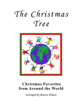 Book cover for The Christmas Tree ~ "Joulupuu on rakennettu"