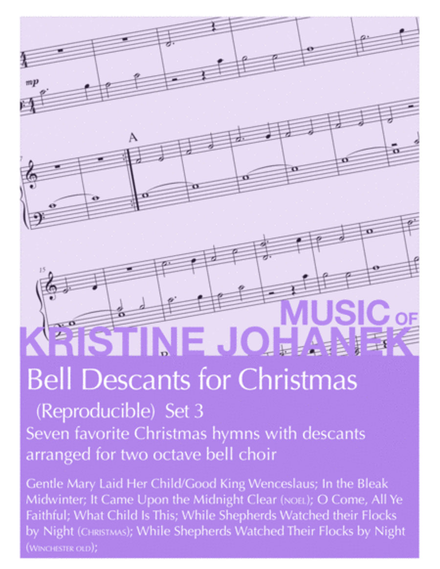 Bell Descants for Christmas (Reproducible) Set 3 (2 octaves) image number null