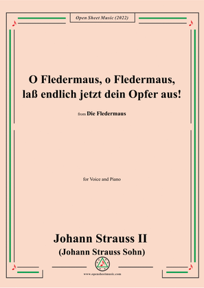 Book cover for Johann Strauss II-O Fledermaus,o Fledermaus,laß endlich jetzt dein Opfer aus!(No.16)