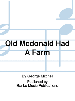Book cover for Old Mcdonald Had A Farm