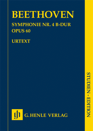 Book cover for Symphony No. 4 in B-flat Major, Op. 60