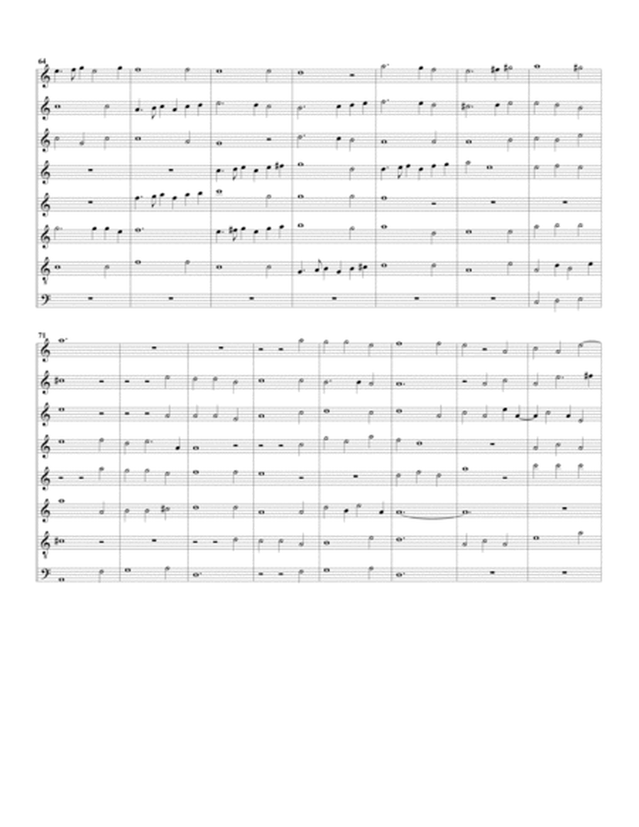 Canzon no.9 a8 (1615) (arrangement for 8 recorders)