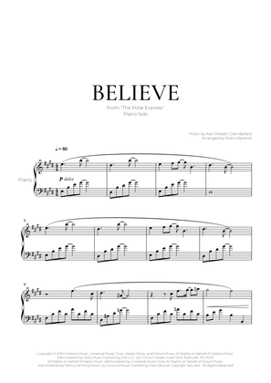 Book cover for Believe