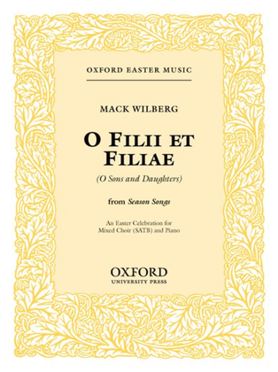 Book cover for O Filii Et Filiae (O Sons and Daughterse