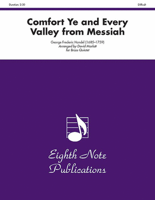 Book cover for Comfort Ye and Every Valley (from Messiah)