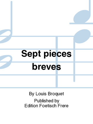 Book cover for Sept pieces breves