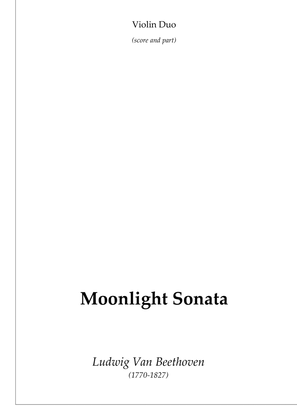 Book cover for Moonlight Sonata (violin duo)
