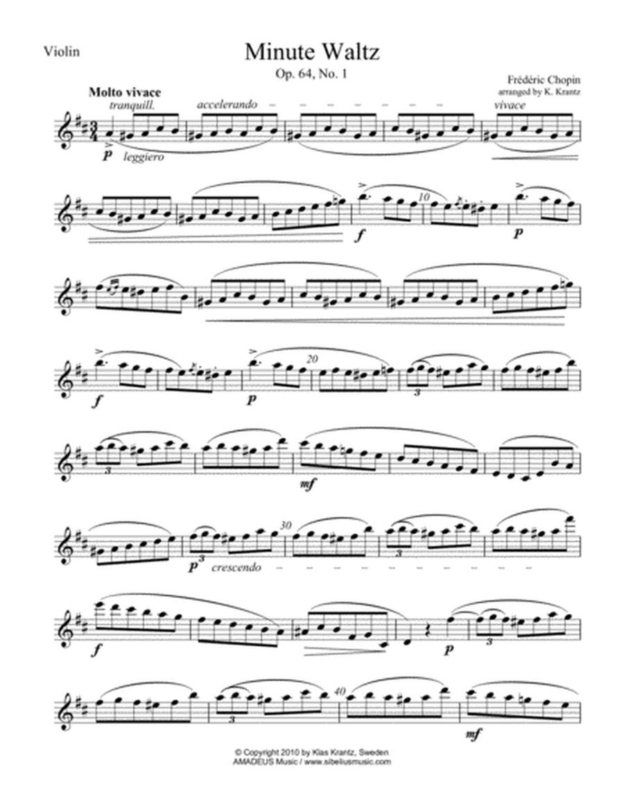 8 Pieces by F. Chopin for Violin (Flute) and Classical Guitar image number null