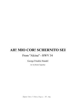 Book cover for AH! MIO COR! - From "Alcina" HWV 34 - Arr. for Alto and Piano/Harpschord