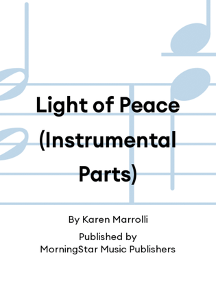 Book cover for Light of Peace (Instrumental Parts)