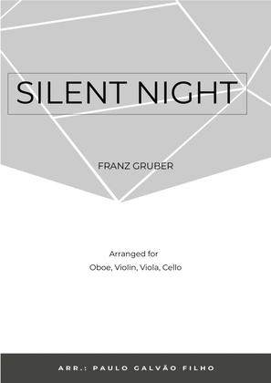 Book cover for SILENT NIGHT - OBOE, VIOLIN, VIOLA & CELLO