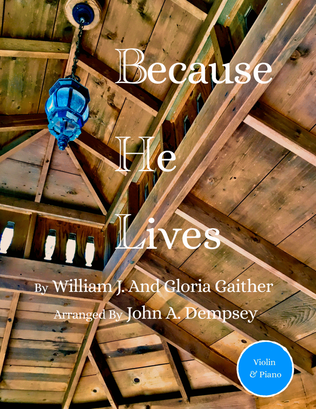 Book cover for Because He Lives