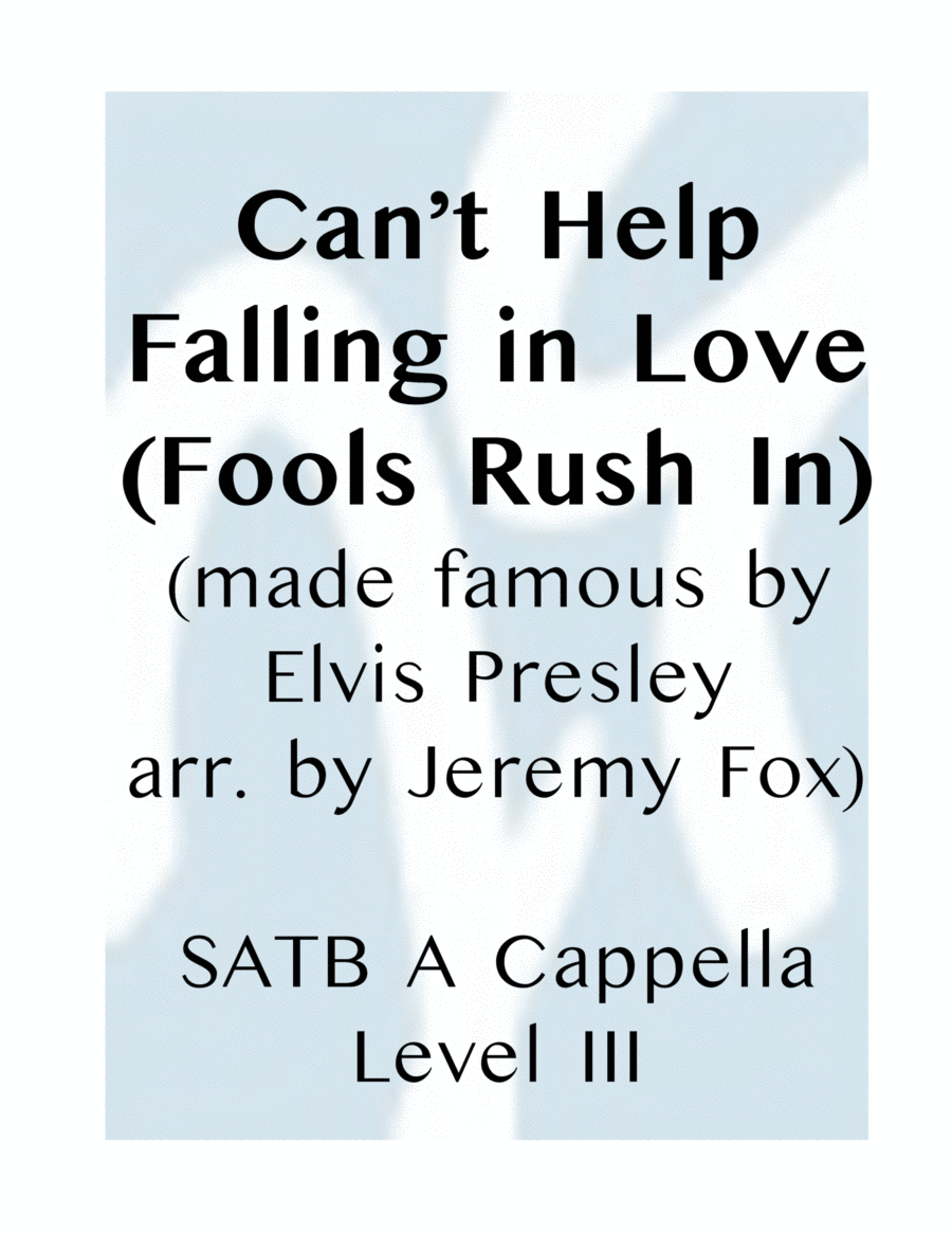 Can't Help Falling In Love image number null