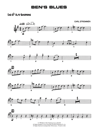Ben's Blues: 2nd E-flat Alto Saxophone