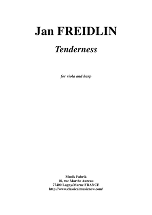 Book cover for Jan Freidlin: Tenderness for viola and harp