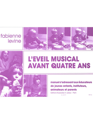 Book cover for L'eveil Musical Avant 4 Ans (book)