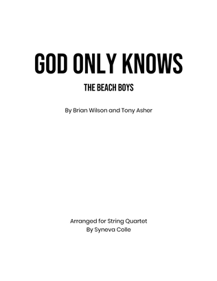 Book cover for God Only Knows