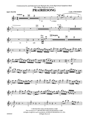 Prairiesong: 2nd Flute