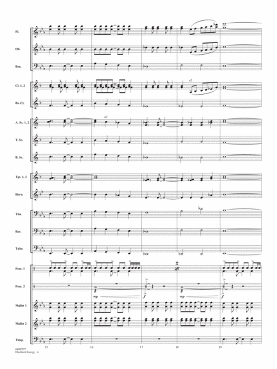 Ebullient Energy - Conductor Score (Full Score)