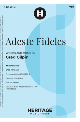 Book cover for Adeste Fideles