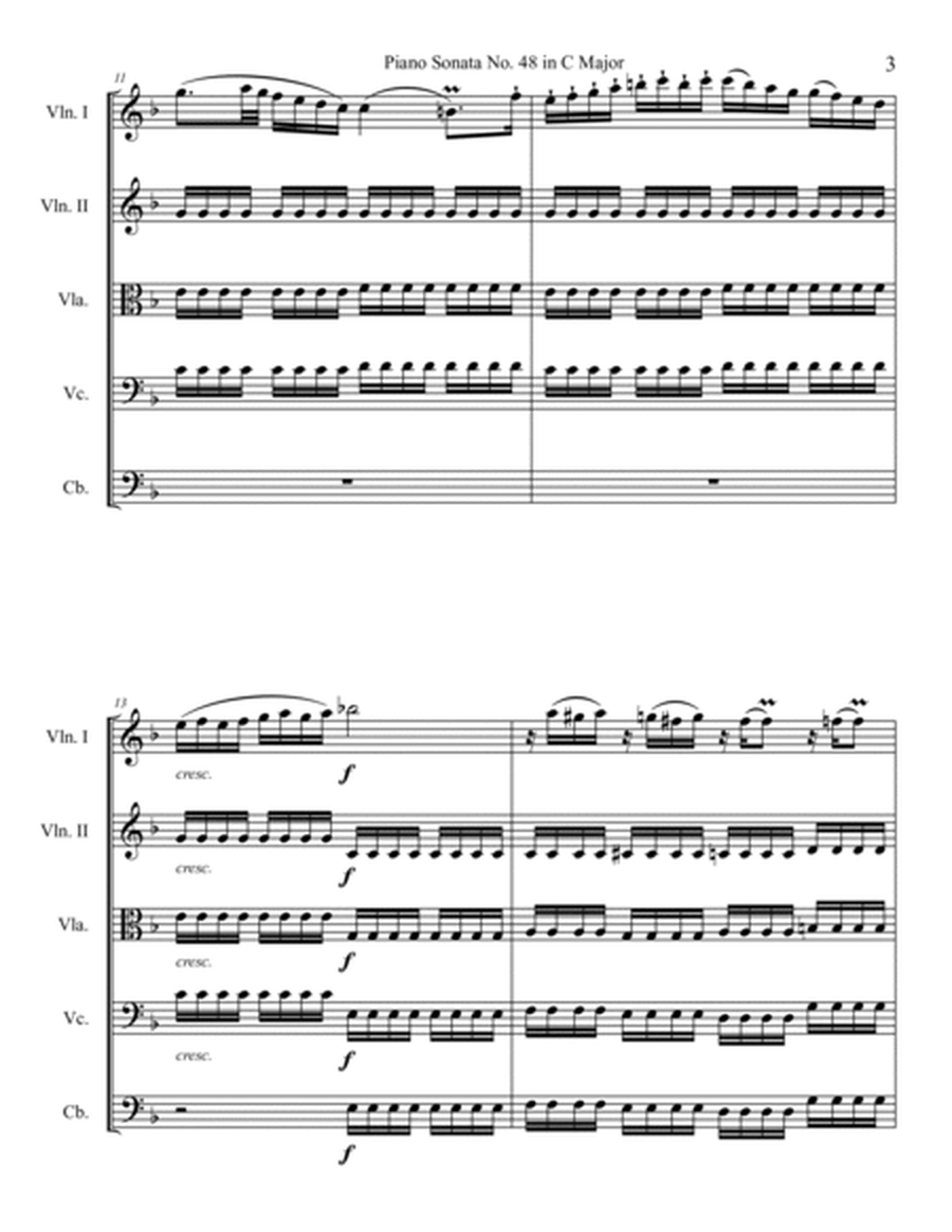 Piano Sonata in C major, Hob.XVI:35, Movement 2