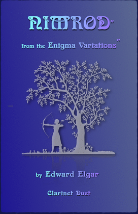 Book cover for Nimrod, from the Enigma Variations by Elgar, Clarinet Duet