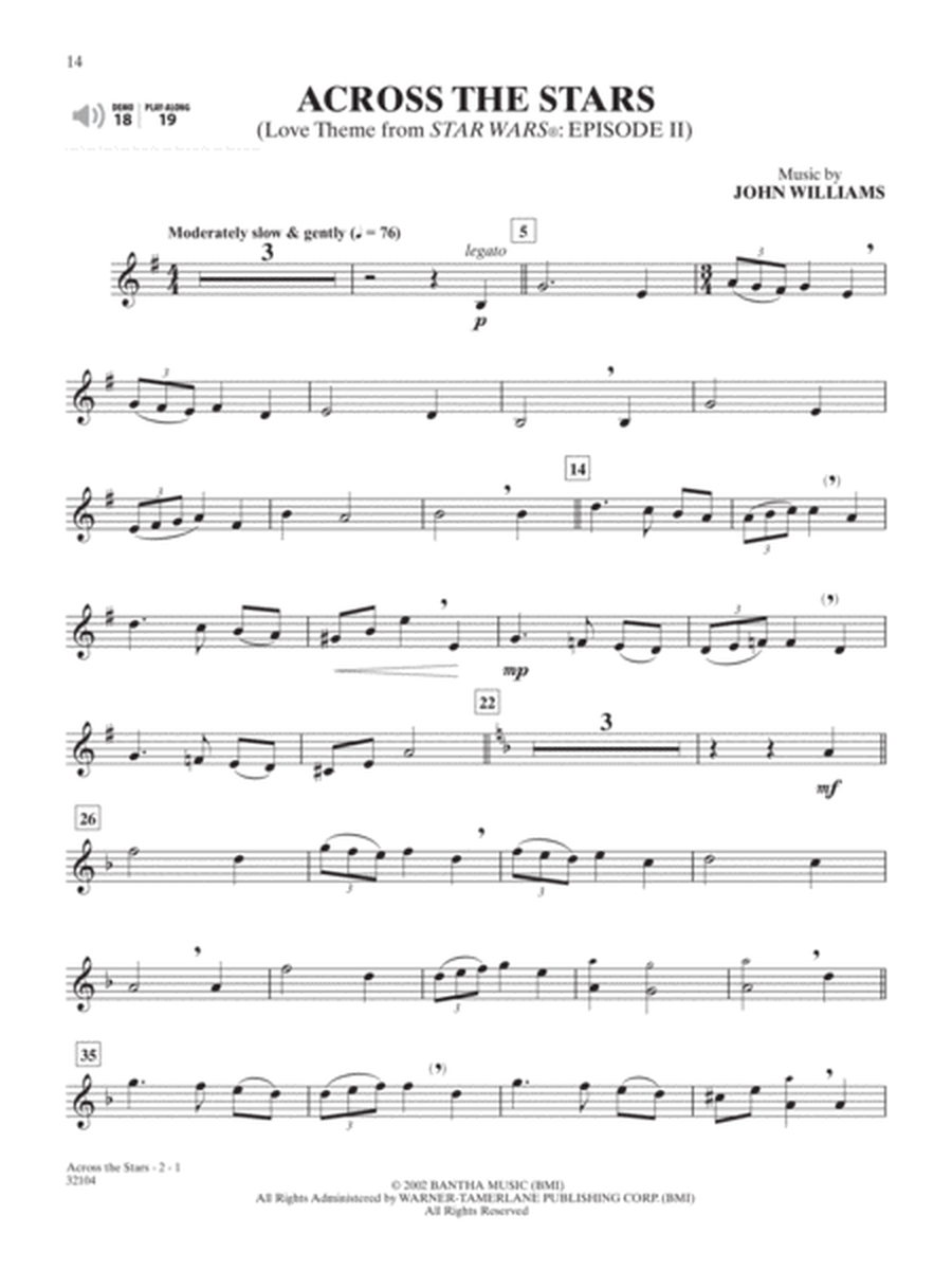 Star Wars I-VI Instrumental Solos - Clarinet image number null