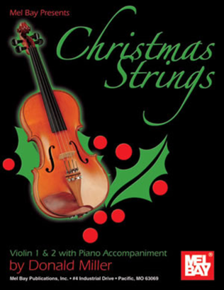 Book cover for Christmas Strings: Violin 1 & 2 With Piano Accompaniment