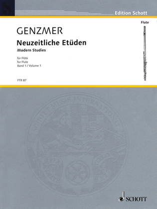 Book cover for Modern Studies for Flute - Volume 1