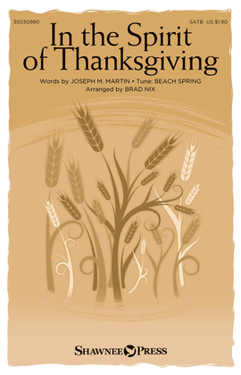 Book cover for In the Spirit of Thanksgiving