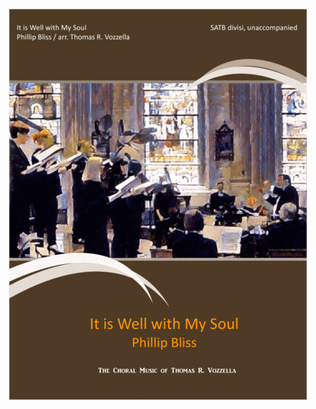 Book cover for It is Well with My Soul (SATB)
