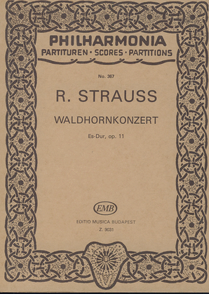 Book cover for Waldhornkonzert E-Dur