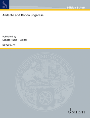 Book cover for Andante and Rondo ungarese